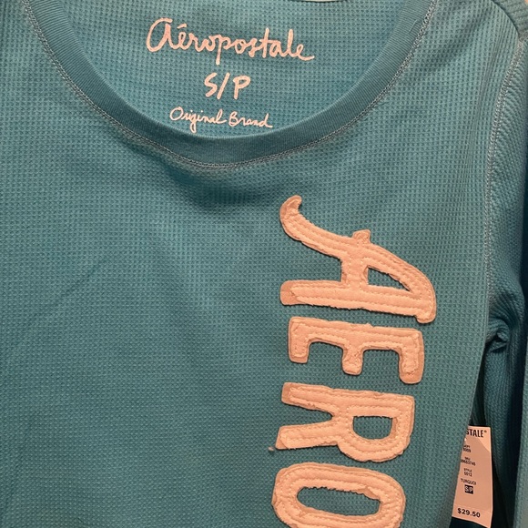 Blue long sleeve top - Picture 2 of 4